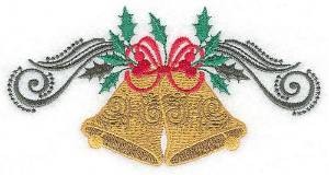 Picture of Christmas Bells Machine Embroidery Design