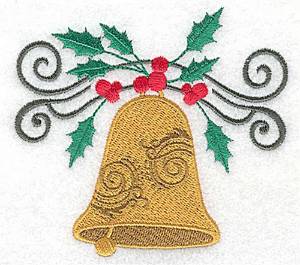 Picture of Christmas Bell Machine Embroidery Design