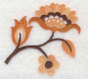 Picture of Lovely Flowers Machine Embroidery Design