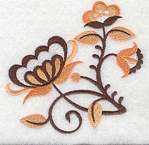 Picture of Lovely Jacobean Machine Embroidery Design