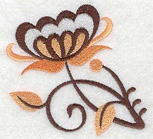 Picture of Jacobean Bloom Machine Embroidery Design