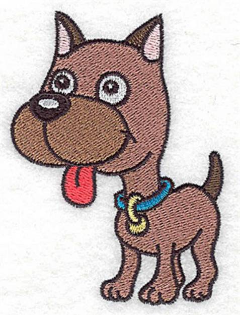 Picture of Devoted Boxer Machine Embroidery Design