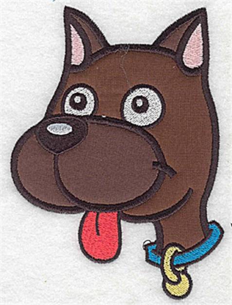 Picture of Doggie Applique Machine Embroidery Design