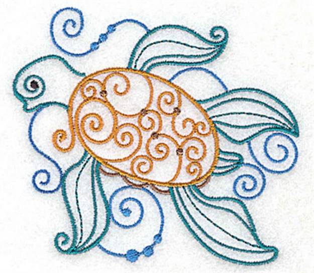 Picture of Sea Turtle Machine Embroidery Design