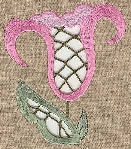 Picture of Cutwork Bloom Machine Embroidery Design