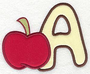 Picture of Letter Applique - A Machine Embroidery Design