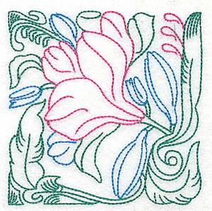 Picture of Tropical Vine Machine Embroidery Design