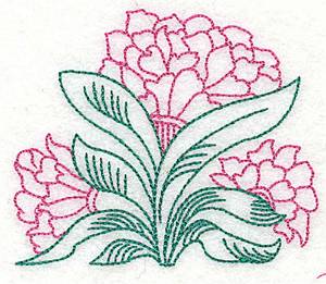 Picture of Pretty Flowers Machine Embroidery Design