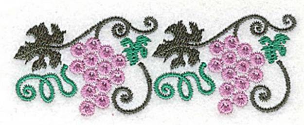 Picture of Grapes Machine Embroidery Design