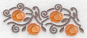 Picture of Apricots Machine Embroidery Design