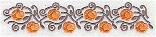 Picture of Apricot border Machine Embroidery Design