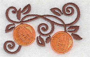 Picture of Oranges Machine Embroidery Design