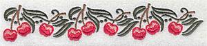 Picture of Cherry border Machine Embroidery Design