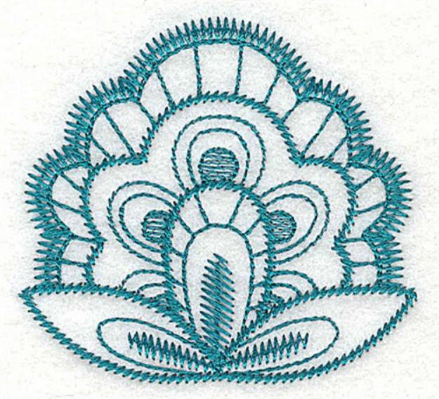 Picture of Floral Decor Machine Embroidery Design