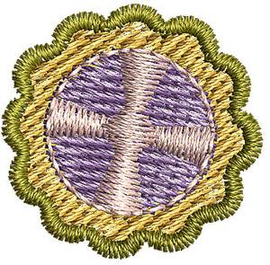 Picture of Cross & Circle Machine Embroidery Design