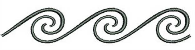 Picture of Southwestern Swirls Machine Embroidery Design