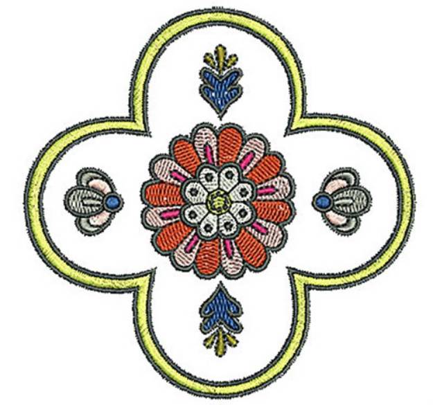 Picture of Tudor Floral Machine Embroidery Design