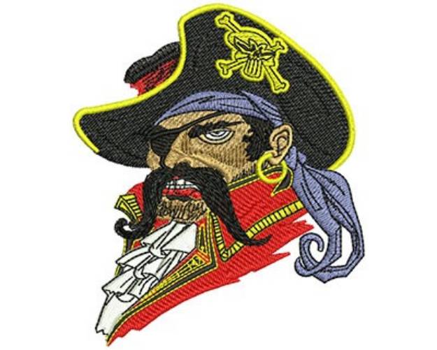 Picture of Buccaneer Machine Embroidery Design