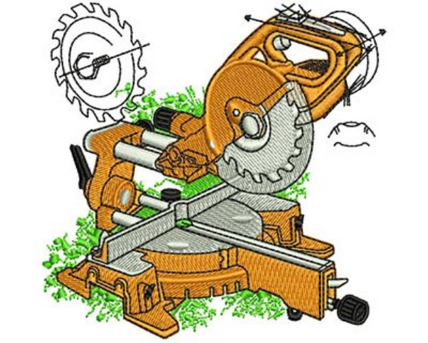 Picture of Miter Saw Machine Embroidery Design