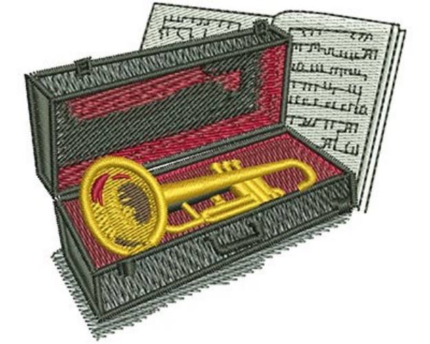 Picture of TRUMPET Machine Embroidery Design