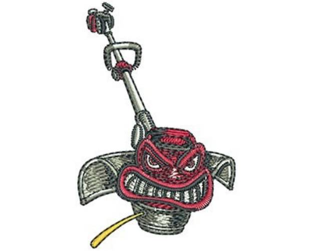 Picture of ANGRY WEEDEATER Machine Embroidery Design