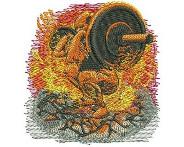 Picture of DEAD LIFTER Machine Embroidery Design