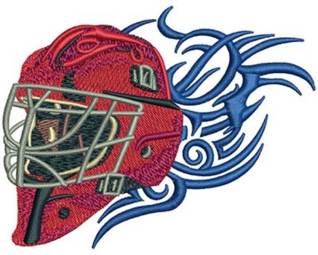 Picture of TRIBAL GOALIE MASK Machine Embroidery Design