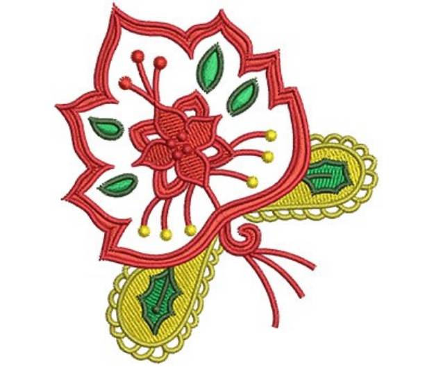 Picture of ChristmasPaisley-04 Machine Embroidery Design