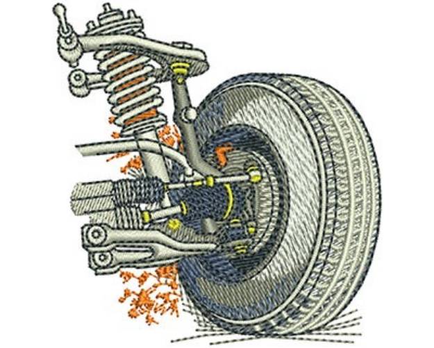 Picture of CAR SUSPENSION Machine Embroidery Design