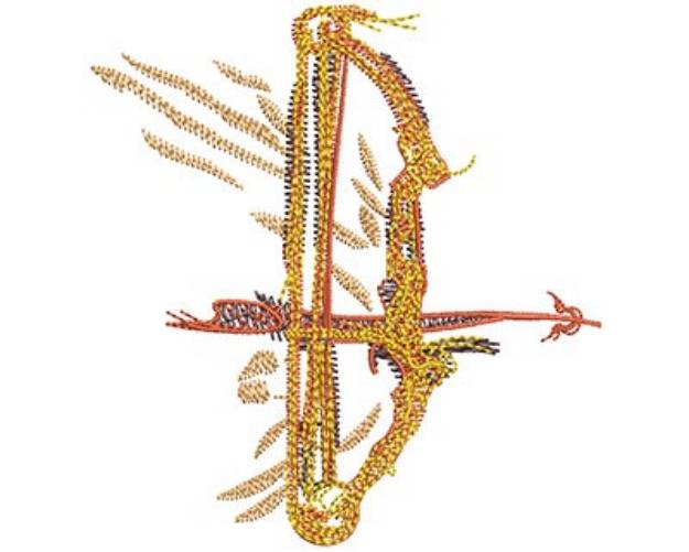 Picture of Compound Bow Machine Embroidery Design