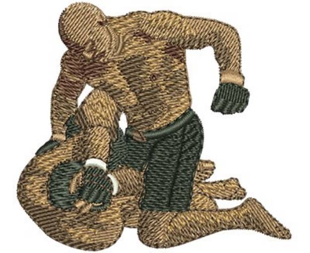 Picture of MMA Fighters Machine Embroidery Design