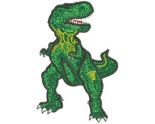 Picture of Muscular T-Rex Machine Embroidery Design