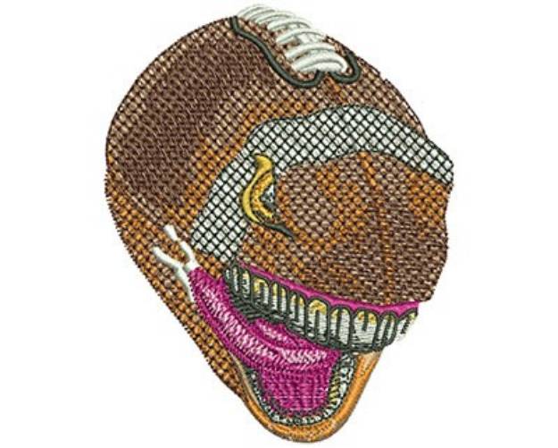 Picture of Angry Football Machine Embroidery Design