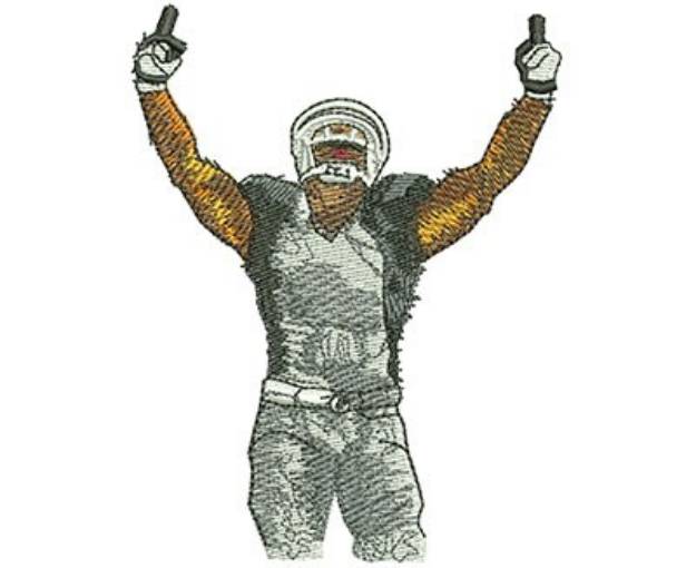 Picture of Football Celebration Machine Embroidery Design