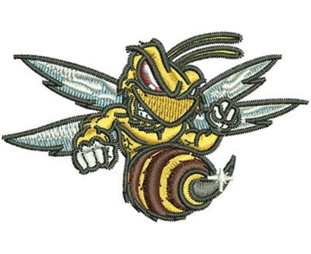 Picture of Fighting Hornet Machine Embroidery Design