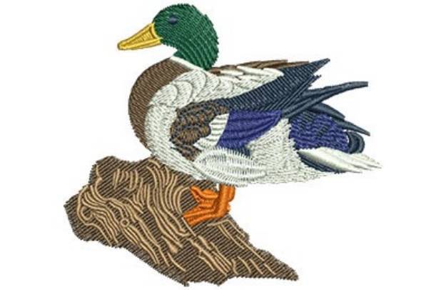 Picture of Mallard Scene Machine Embroidery Design