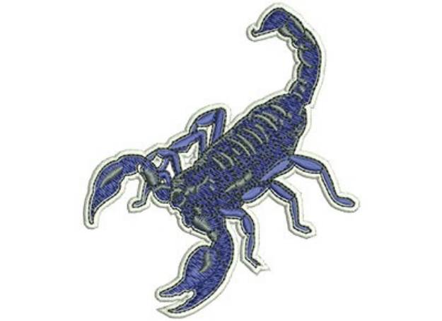 Picture of Scorpion Machine Embroidery Design