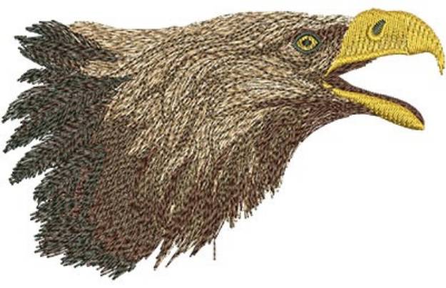 Picture of Eagle Head Machine Embroidery Design