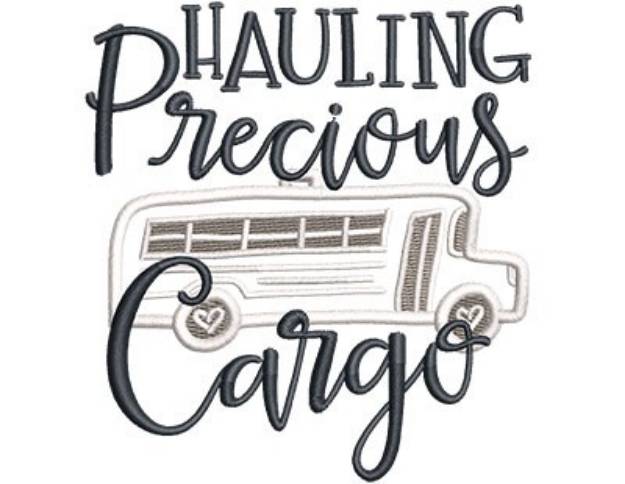 Picture of Hauling Precious Cargo Machine Embroidery Design