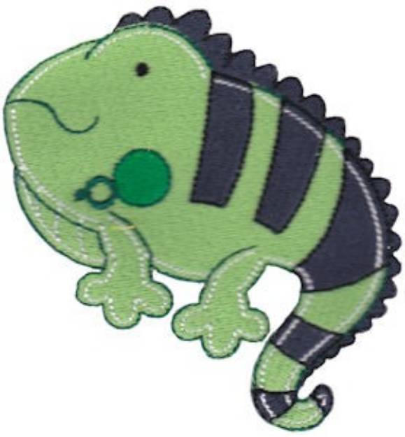 Picture of Chameleon Machine Embroidery Design