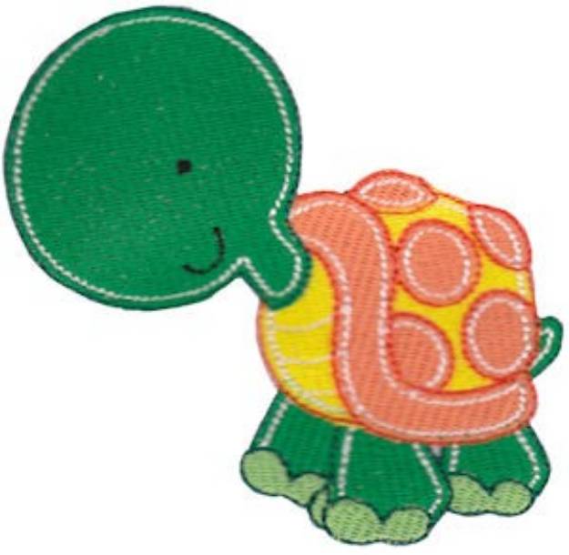 Picture of Turtle Machine Embroidery Design