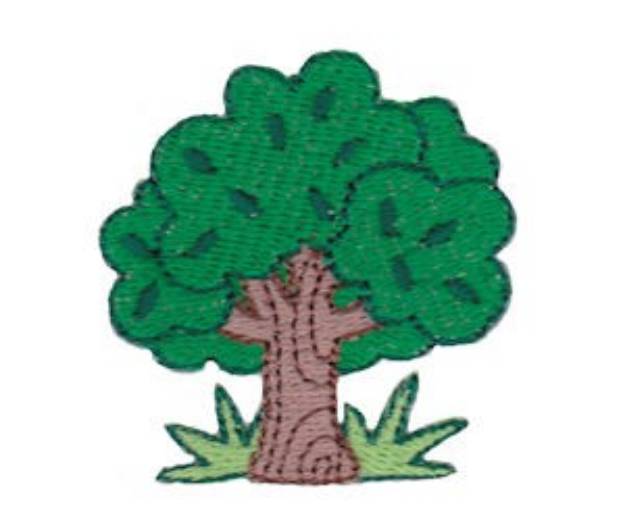 Picture of Mini Tree Machine Embroidery Design