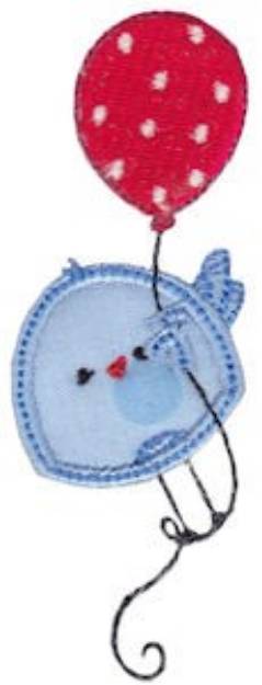 Picture of Balloon Bird Machine Embroidery Design