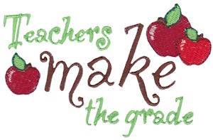 Picture of Make The Grade Machine Embroidery Design