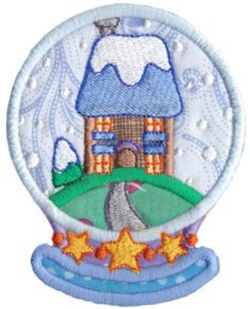 Picture of Snowglobe Home Machine Embroidery Design