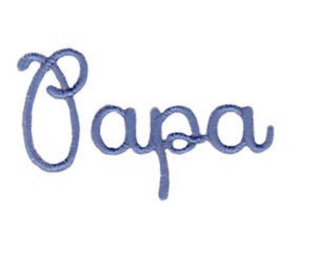 Picture of Papa Machine Embroidery Design