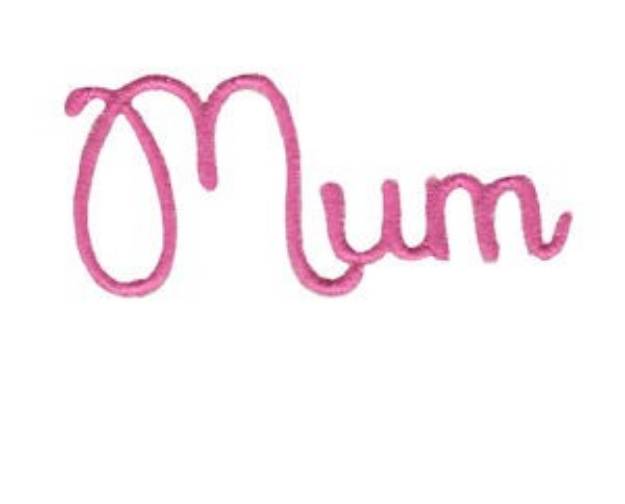 Picture of Mum Machine Embroidery Design