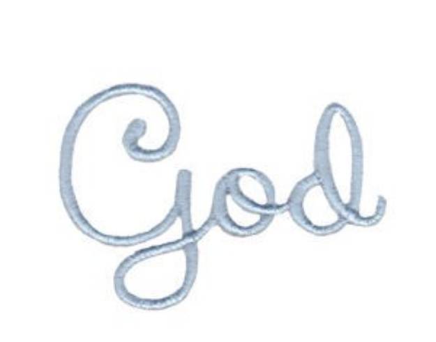 Picture of God Machine Embroidery Design