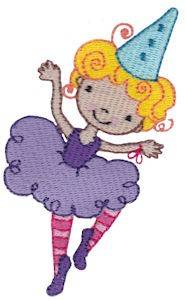 Picture of Ballet Princess Machine Embroidery Design