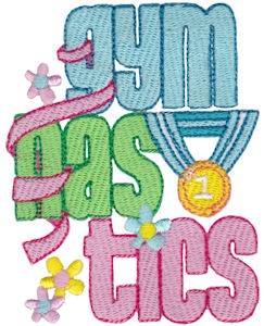 Picture of Gymnastics Machine Embroidery Design